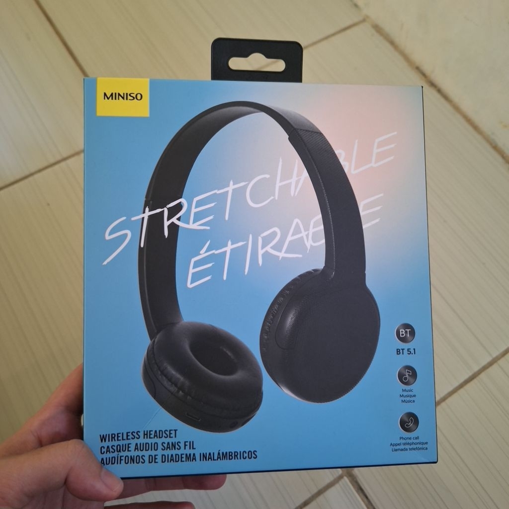 PRELOVED Headphone Bluetooth MINISO (TANPA KABEL)