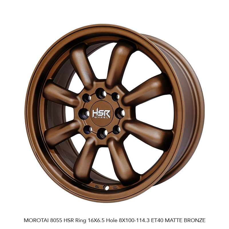VELG MOBIL R16 HSR MOROTAI 8055 HSR R16X6,5 H8X100-114,3 ET40 MBRZ (SUPER SALE) 4 PCS VELG