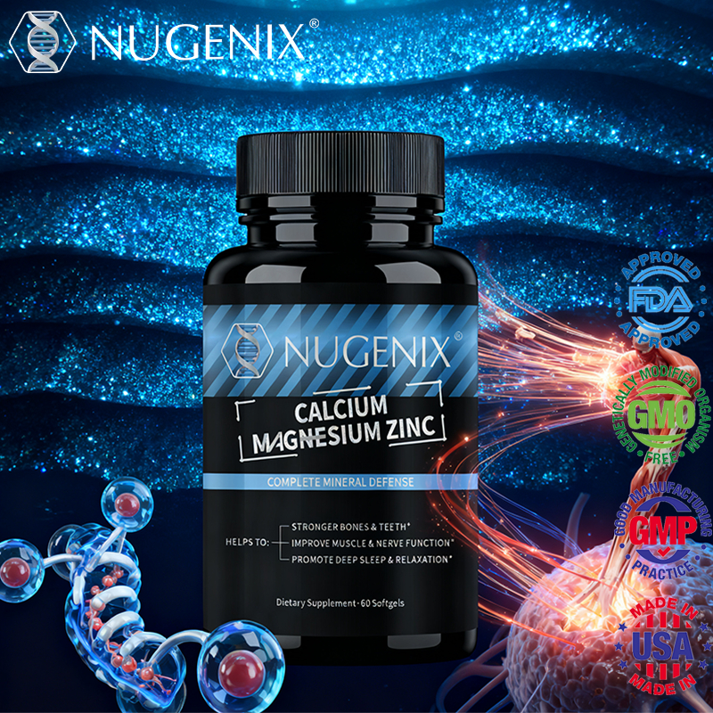 Nugenix Formula Kalsium Magnesium Zinc, Tulang Kuat & Sehat