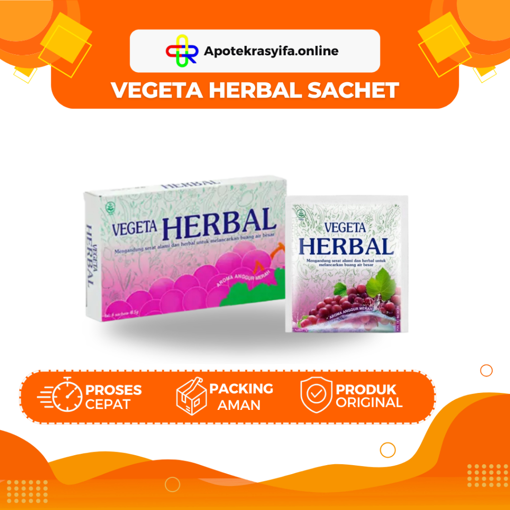 Vegeta Herbal Sachet- pelancar BAB