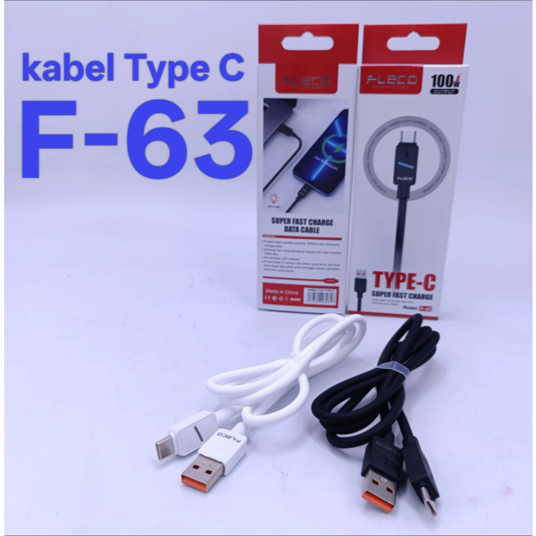 KABEL DATA FLECO F-63 | MICRO | TYPE-C | ORIGINAL | FAST CHARGING