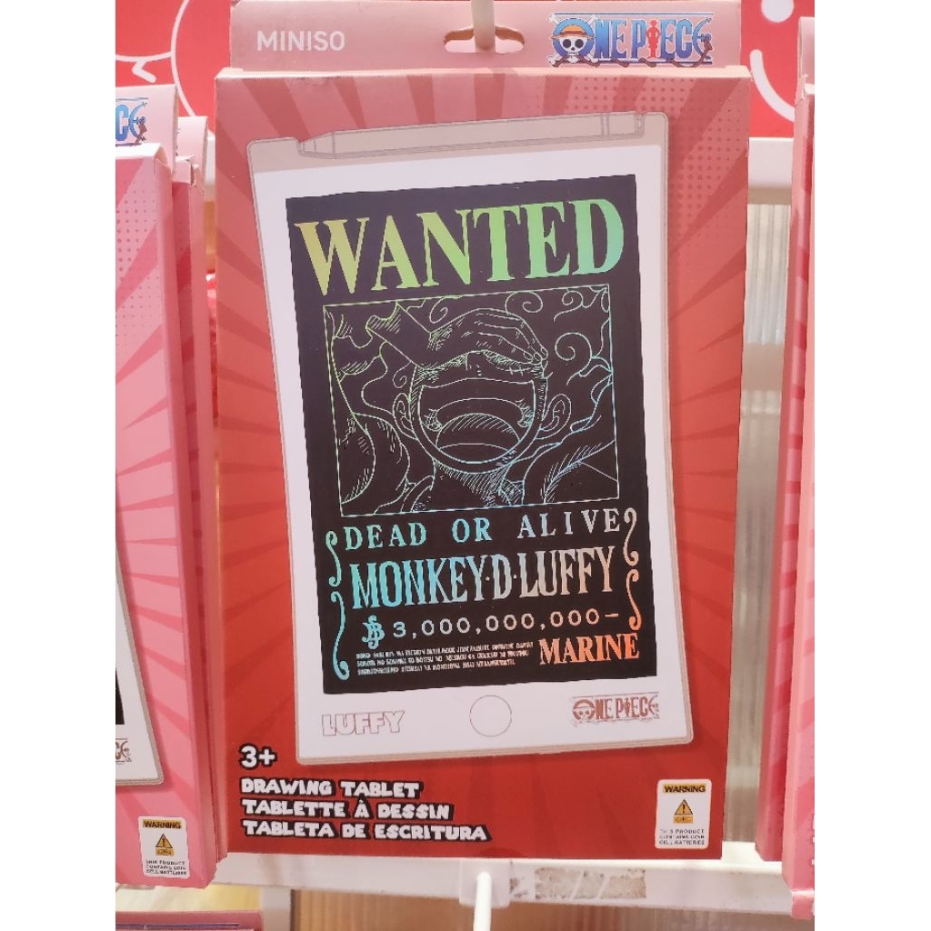 Drawing Tablet One Piece Luffy / Chopper Miniso x One Piece