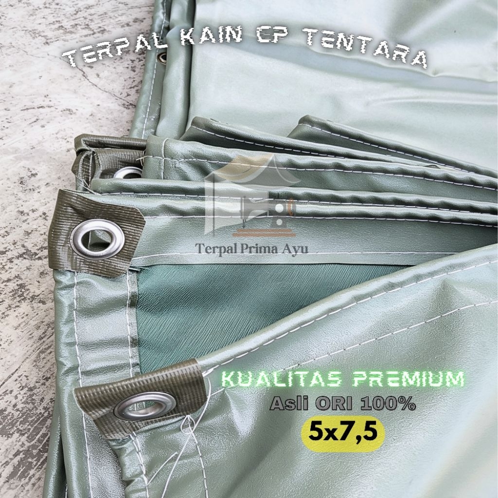 terpal kain cp/cv tentara-jeep 5x7,5