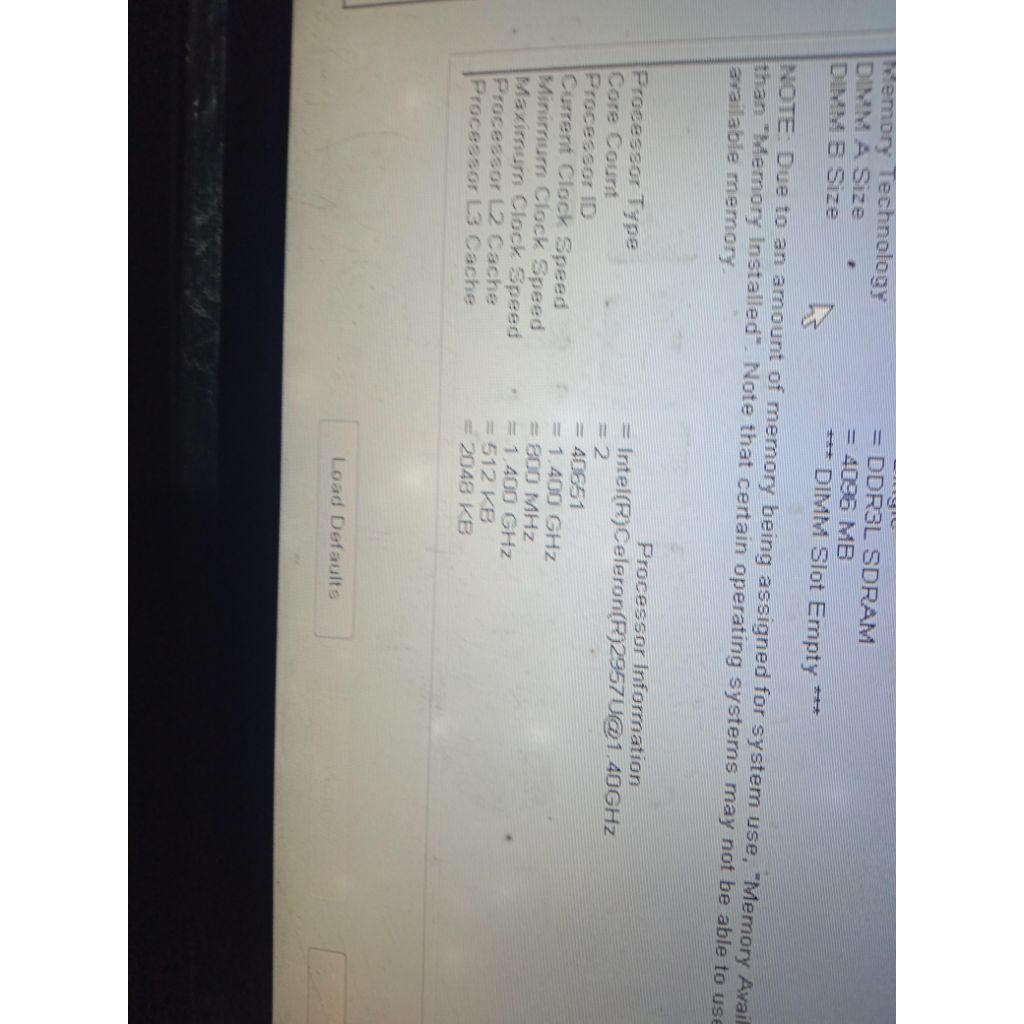 Mainboard Mobo Laptop Dell Latitude  N3540 intel celeron