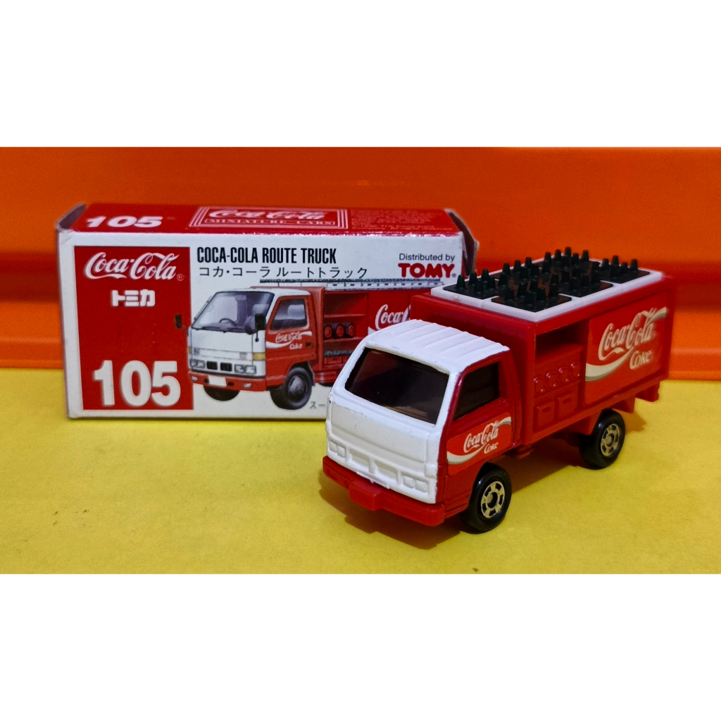 Tomica Tomy Merah 105 Coca-Cola Route Truck