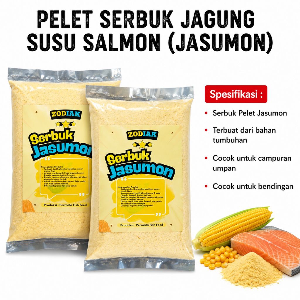 Umpan Pancing Jasumon Ikan Mas Juara, Siap Pakai & Praktis