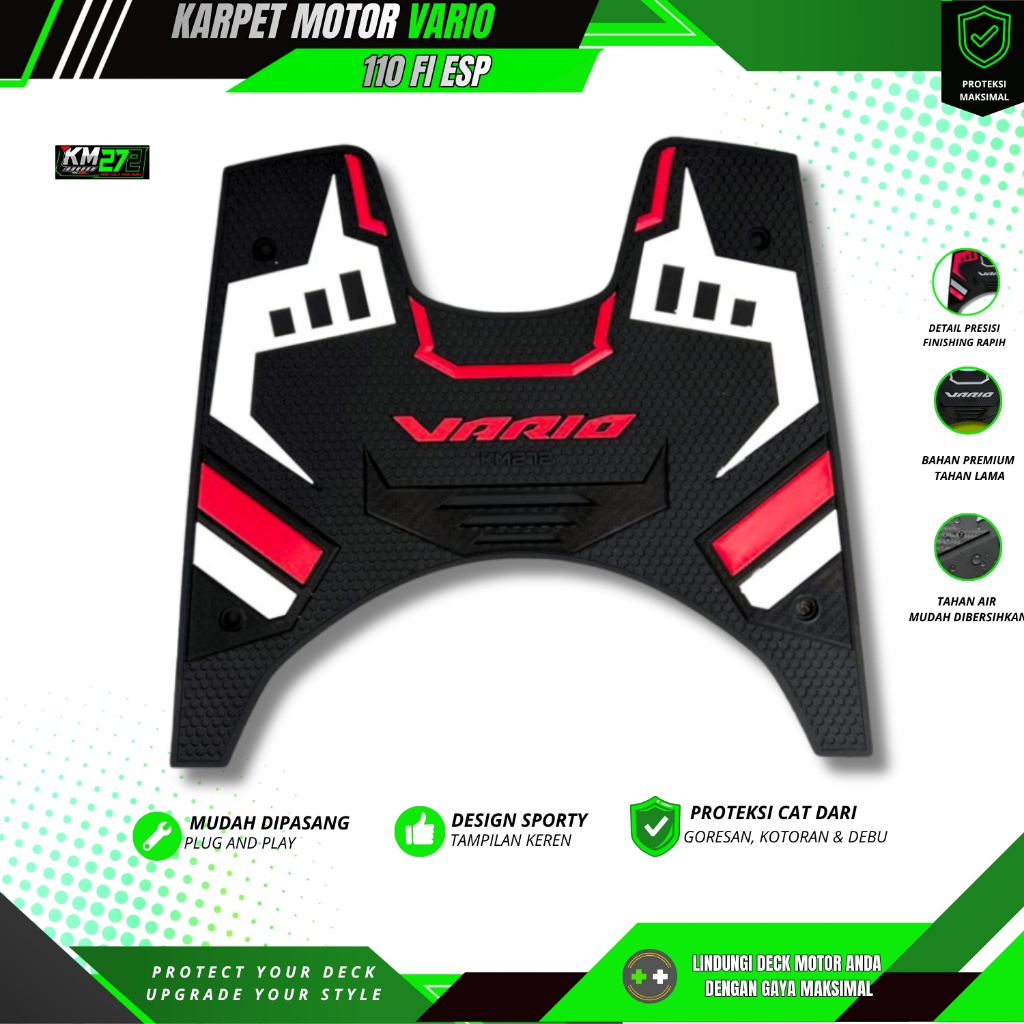 Aksesoris Vario 110 Fi / Karpet Vario 110 Fi / Alas kaki Vario 110 Fi / Pijakan Kaki Vario 110 Fi