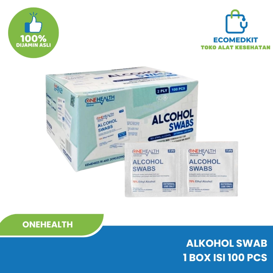 Alkohol Alcohol Swab / Tissue Alkohol Alcohol Pad / Kapas Antiseptik Alkohol Alcohol Oneswabs Onemed