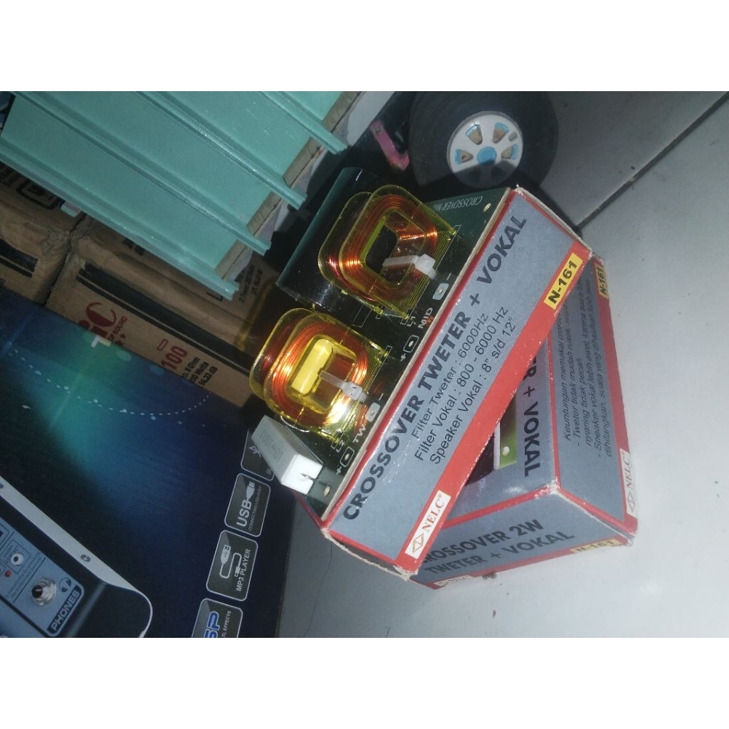 crosover pasif 2 way belum di pake