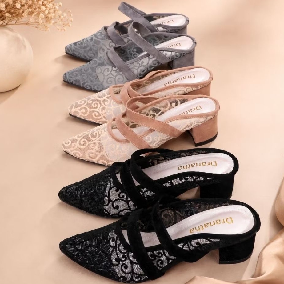 APOLLO DRANATHA heels wanita hak tahu - heels 5cm