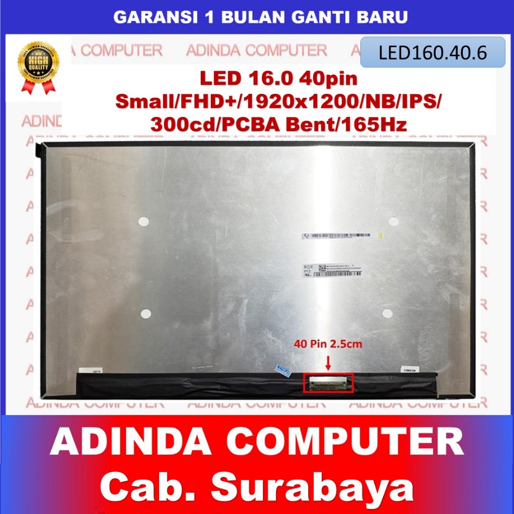 LCD LED Asus Gaming V16 V16 V3607 V3607VU V3607VJ FHD+ 60Hz MNG007QX2-1