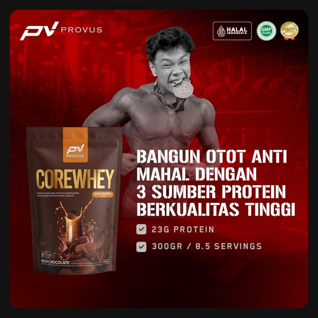 PROVUS COREWHEY WHEY PROTEIN CONCENTRATE - SOY PROTEIN ISOLATE - CASEINATE