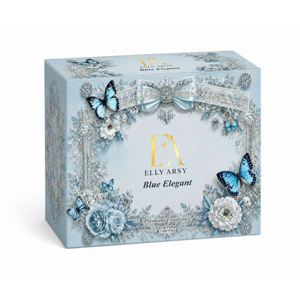Blue Elegant Series Elly Arsy Premium Dress