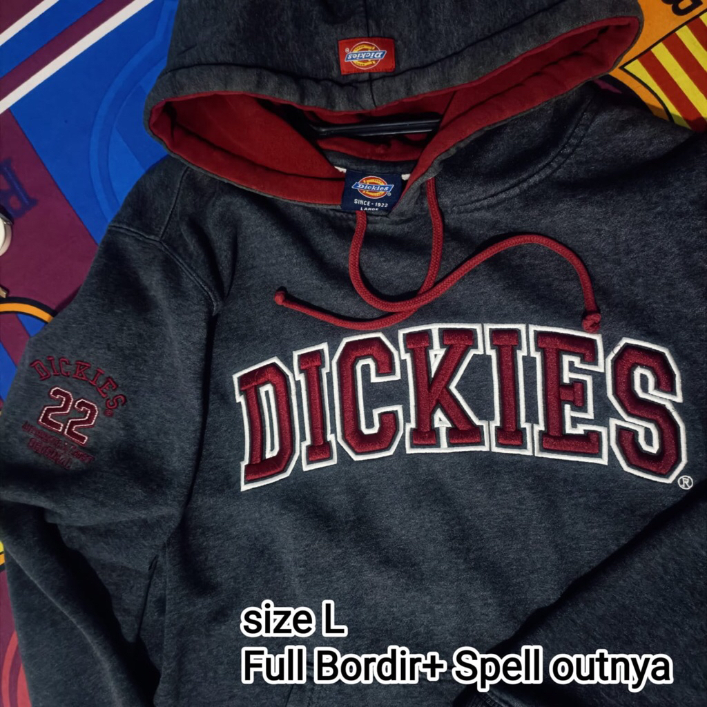 Hoodie Dickies Second Abu Size L Original Dickies