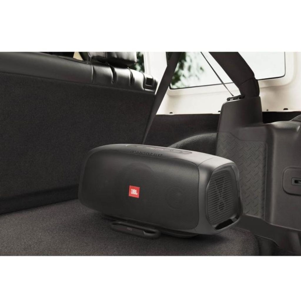 JBL Basspro GO portabel active subwoofer and bluetooth speaker mobil bagasi outdoor
