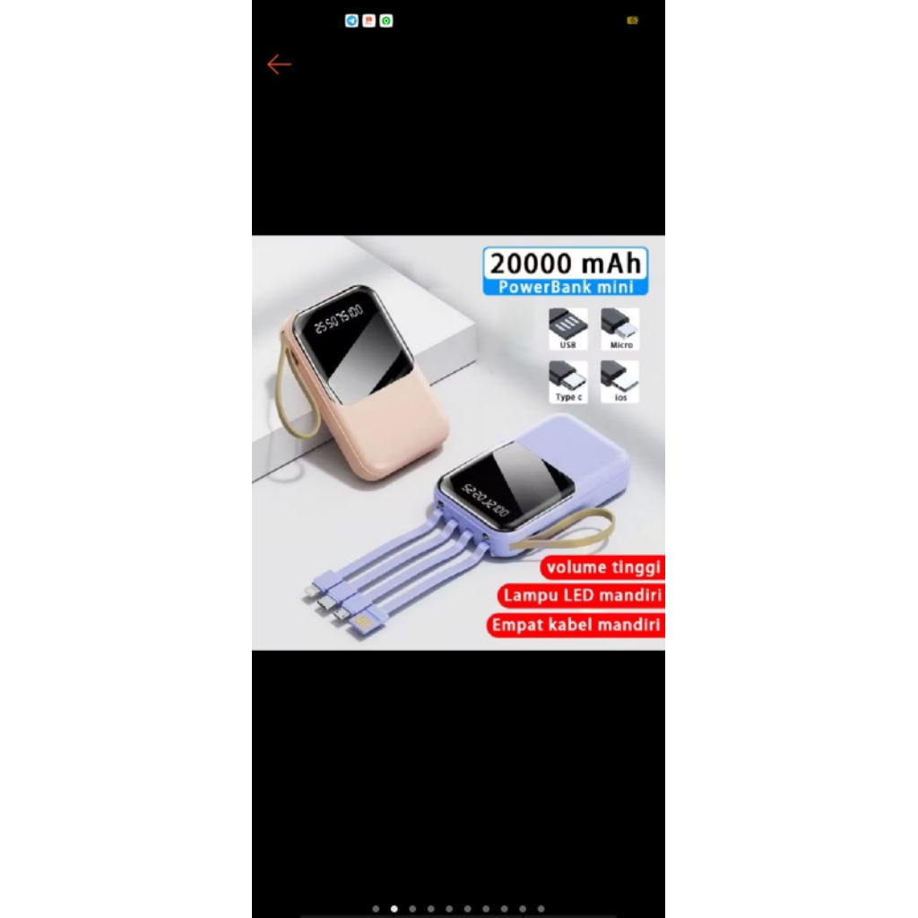 GUKOO Power Bank 20000mAh - Kompak, Aman, dan Cepat