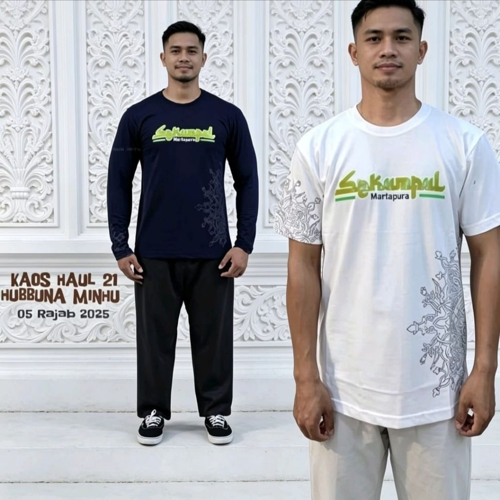 BAJU KAOS HAUL SEKUMPUL KE 21 HUBBUNA MINHU 05 RAJAB 2025