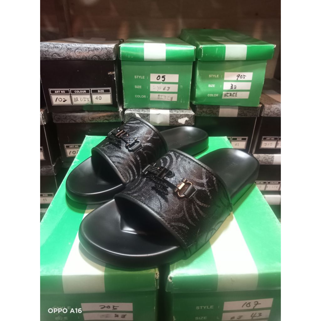 sandal slop pria sendal philipp plein