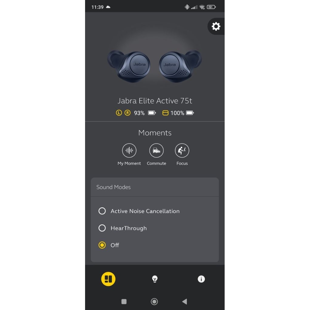 Jabra elite active 75t