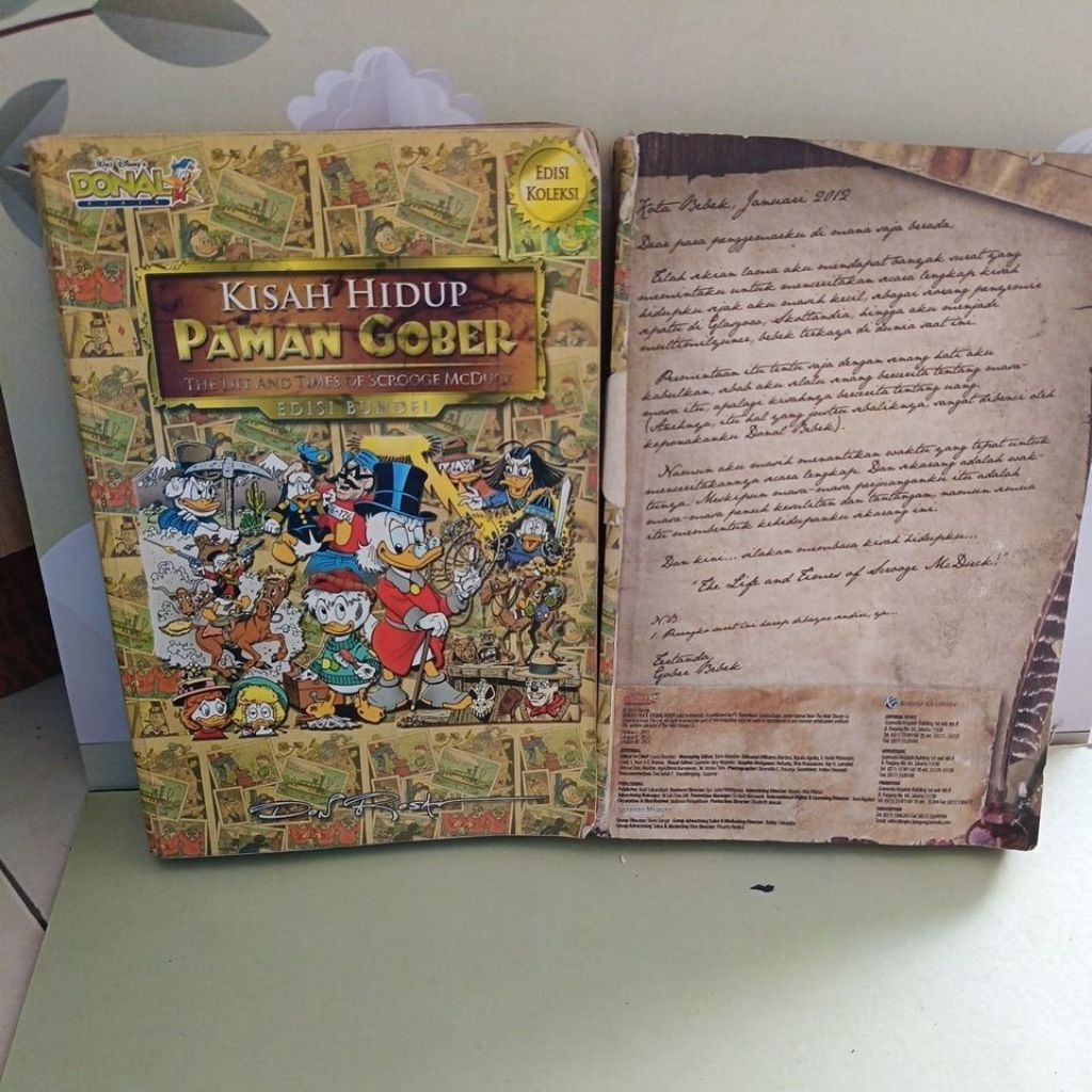 Buku Kisah Hidup Paman Gober Bundle Edisi Koleksi Original set ke 5