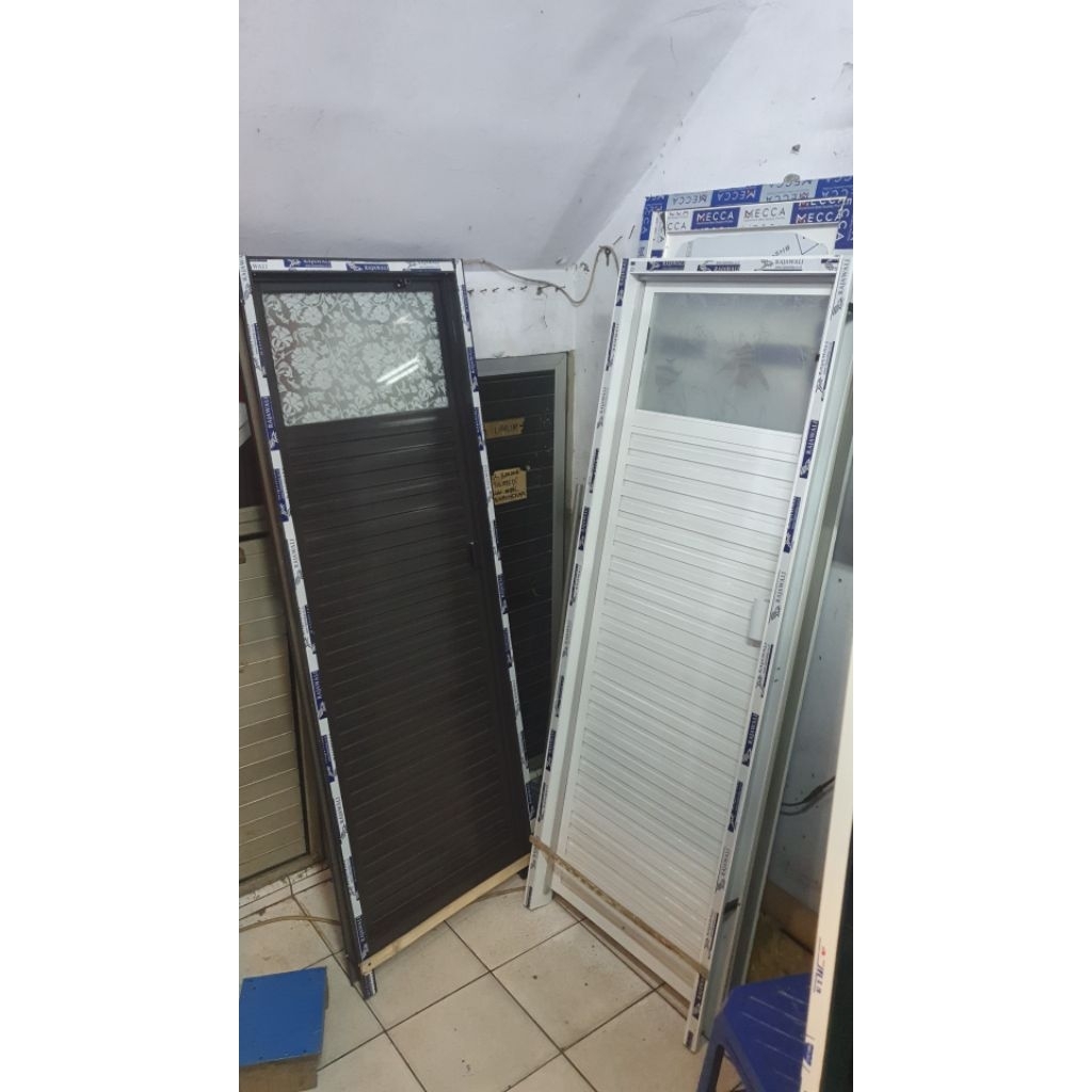 Pintu Kamar Mandi WC Aluminium 65x180 Minimalis