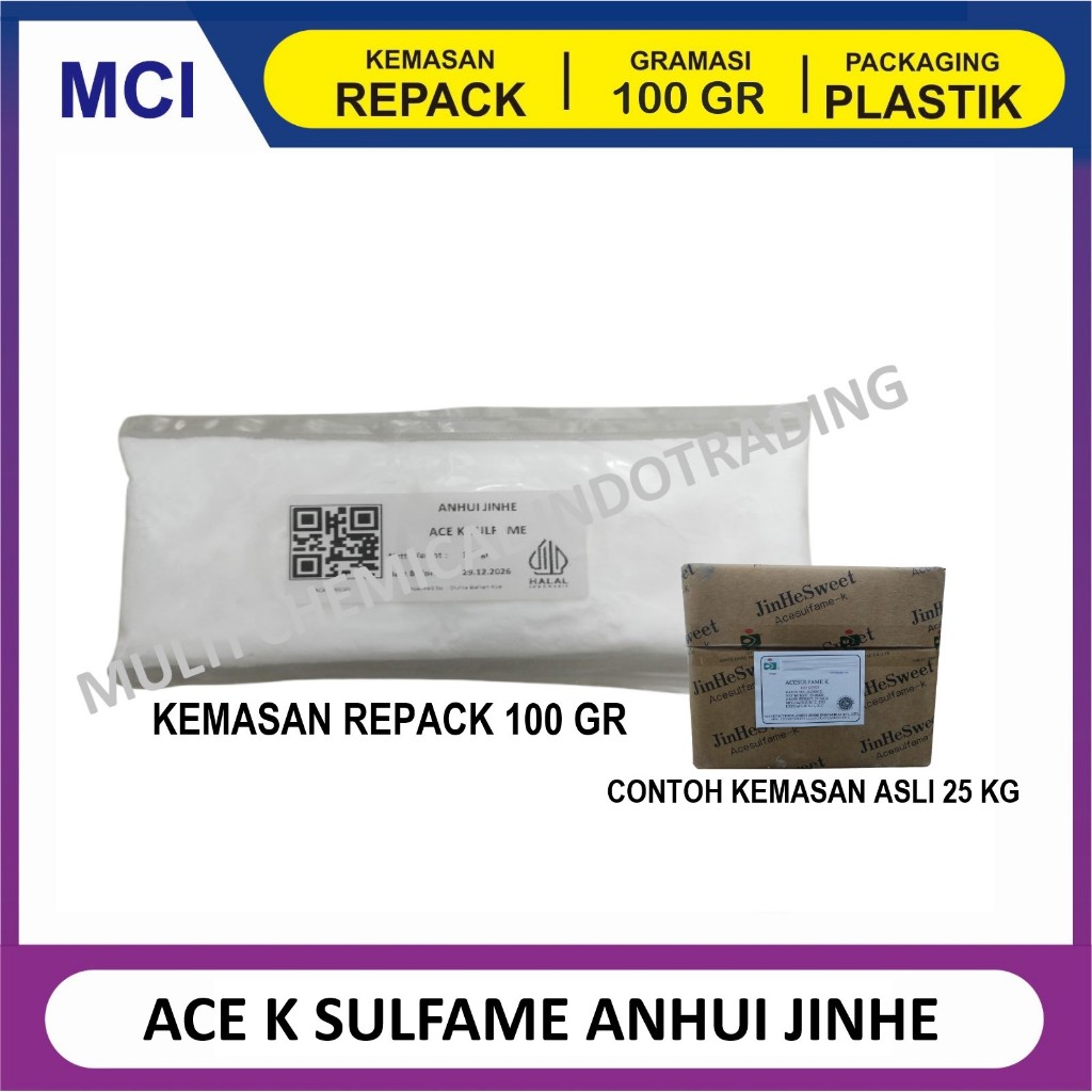 ACE K SULFAME ANHUI JINHE - REPACK 100 GR