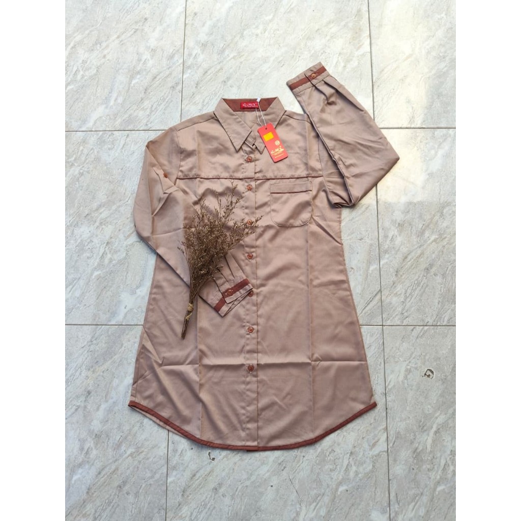 ATASAN TUNIK AL MYA//TUNIK HARA//ATASAN SANTRI//BLUS HARA//BAJU WANITA TERBARU//STELAN WANITA