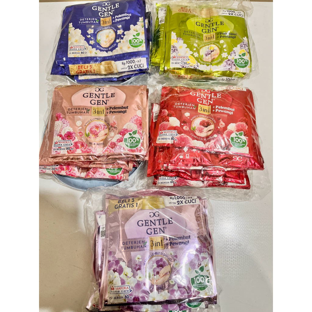 (gratis piring)sabun gentle gen 16 sachet