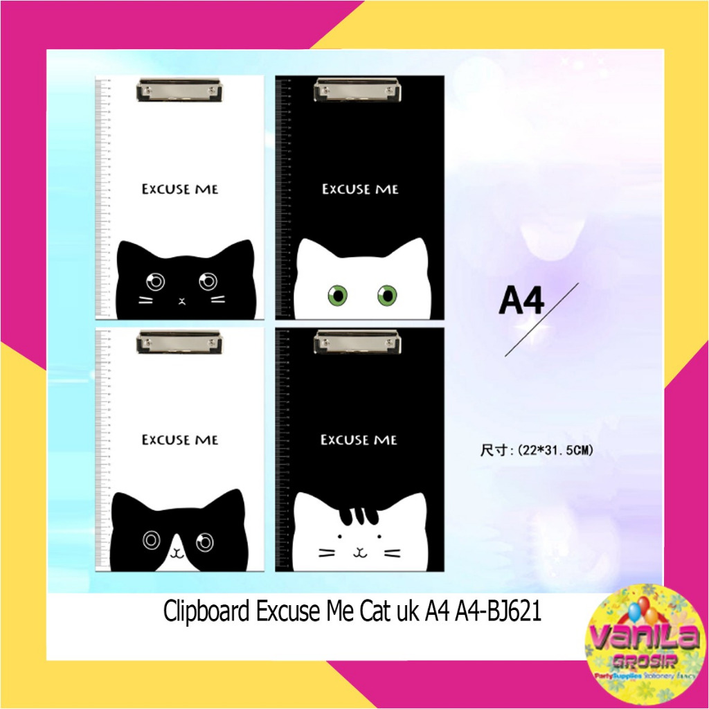 (1Pcs) Clipboard UK A4, papan jalan, papan klip ujian, papan ujian, papan dada, clipboard plastik