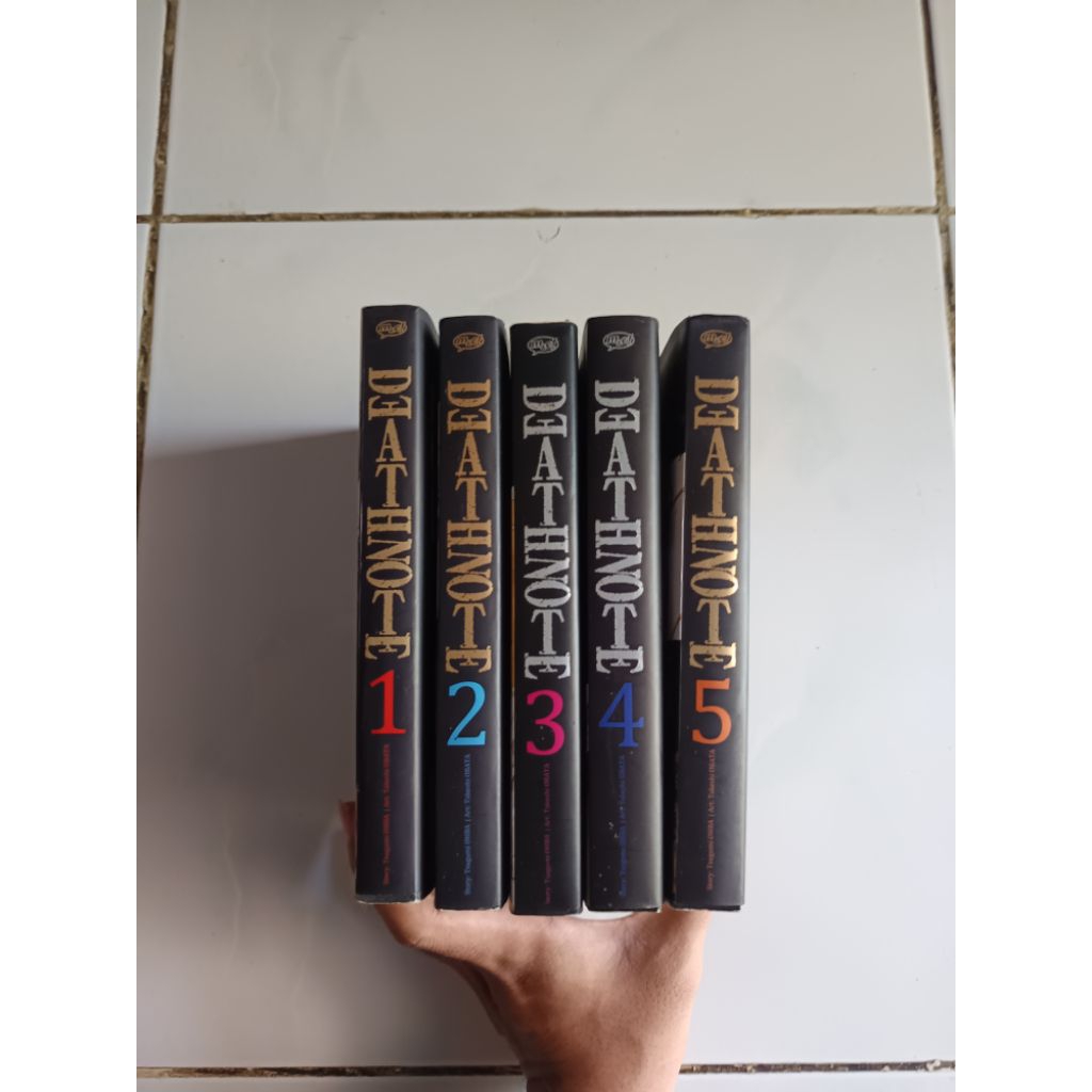 KOMIK DEATH NOTE VOL.1 - VOL.5 SUB INDONESIA