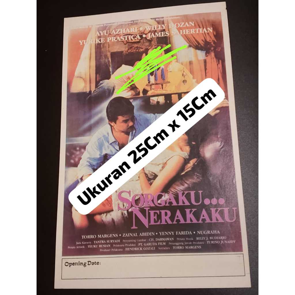 Flyer Film Poster Film Indonesia Sorgaku Nerakaku
