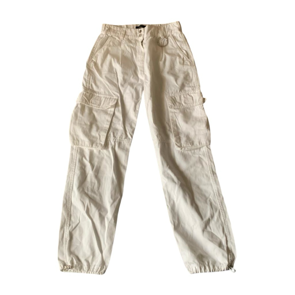 Bershka Cargo White