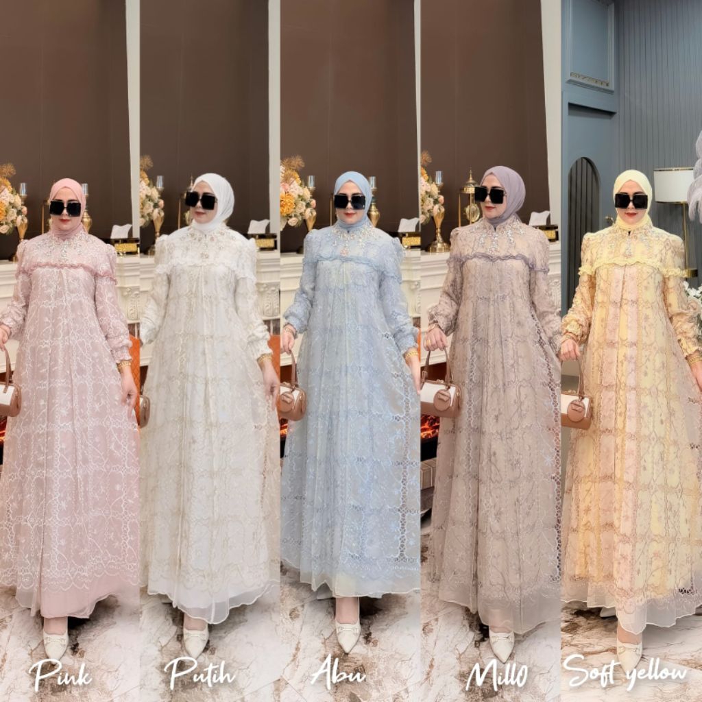 DRES amira TERBARU BY BILQIS ASAPUROH / davina SET HIJAB