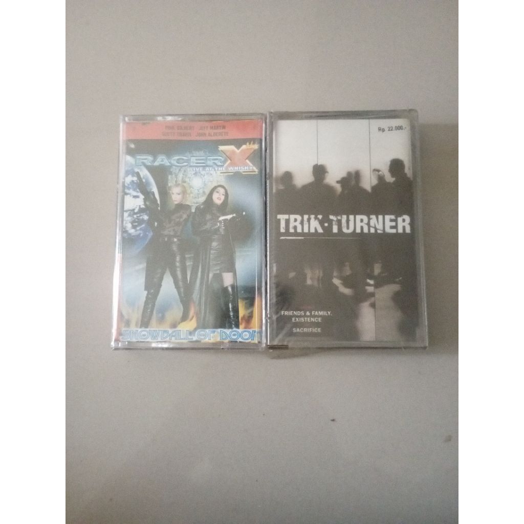 paket kaset racer x dan trik turner