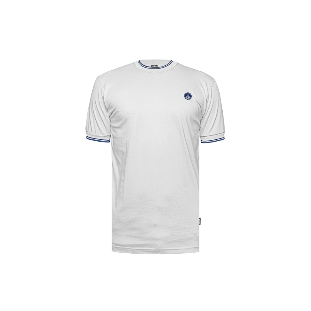 Prung Barg Ringer Tee Kaos Ringer Warna Putih Tshirt