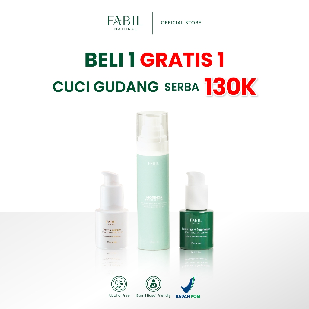 FABIL - Paket Bundle Skincare Cuci Gudang Serba 100rb