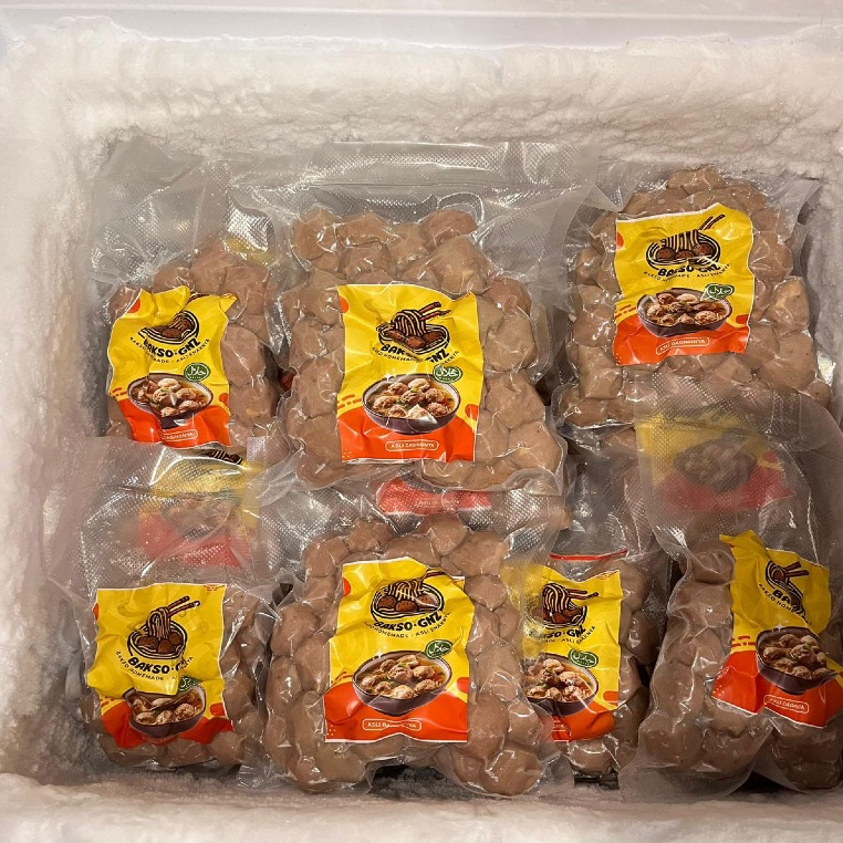 bakso sapi polos Enak/ bakso sapi premium isi 50 pcs/ bakso sapi halus/bakso halus isi 50pcs /bakso 