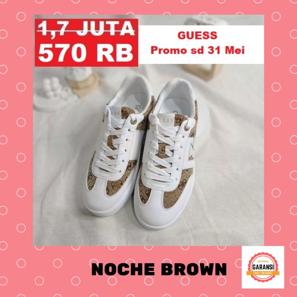 Sepatu sneakers wanita seri NOCHE Guess 100% original store