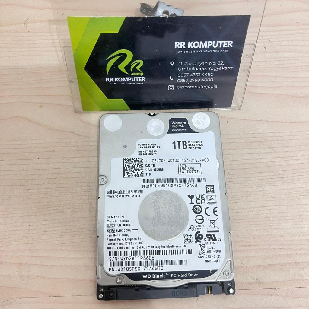 hardisk 2.5  WD BLACK 1TB 7200 RPM