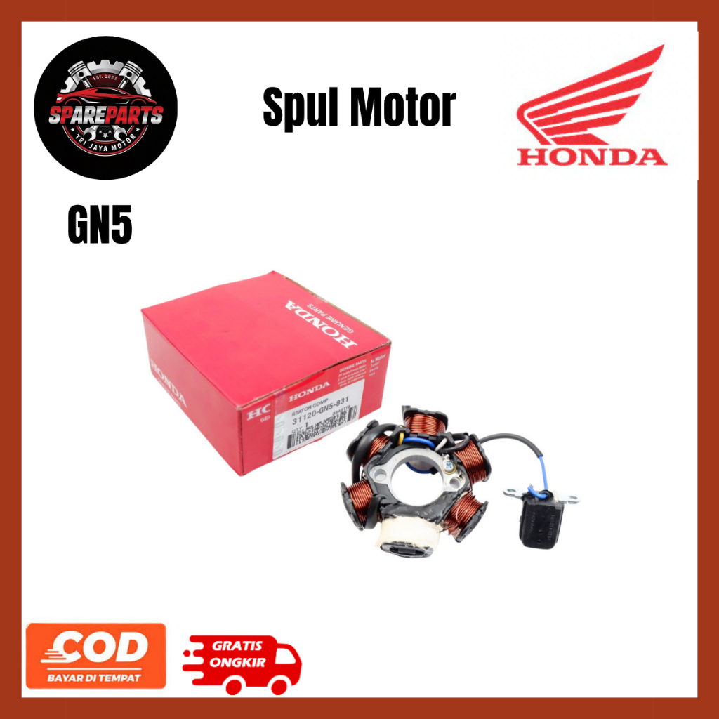 Spul Motor Honda GN5 / Supra Fit / Legenda / Astrea / Revo Old, Kuat dan Tahan Lama
