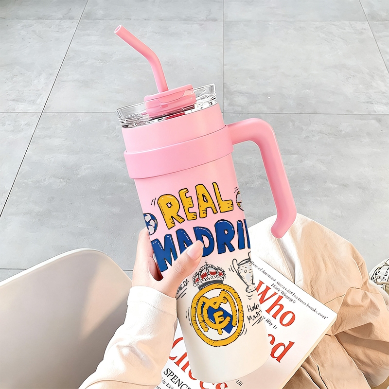 Fan Passion  Mug Tumbler 40oz 1200ml Gelas Kapasitas Besar Botol aesthetic Termos air panas Minuman 