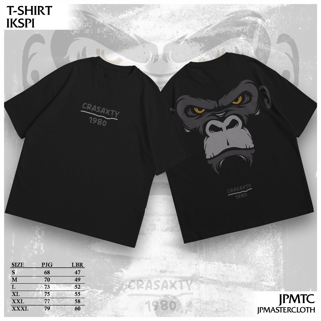 Kaos IKS PI Crasaxty Sablon Plastisol Full Punggung