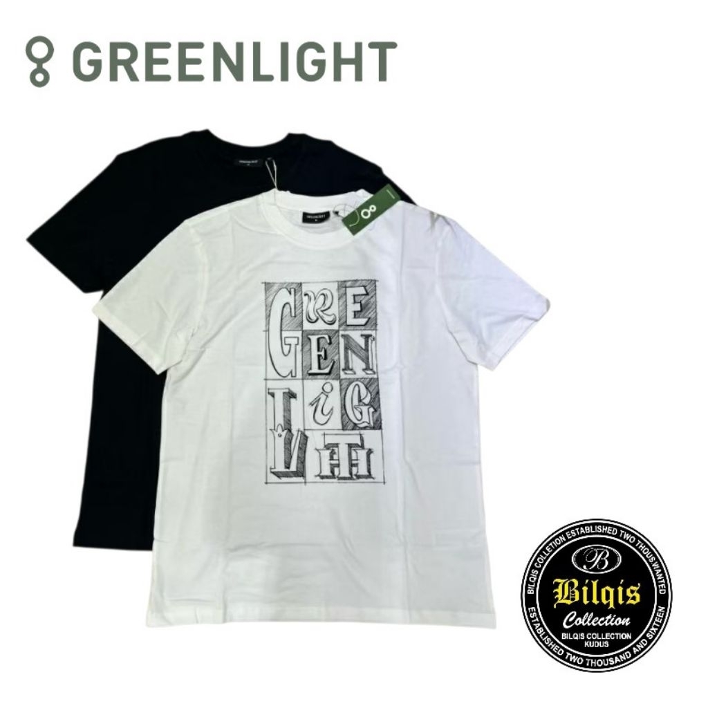 kaos greenlight pria original SLIM FIT