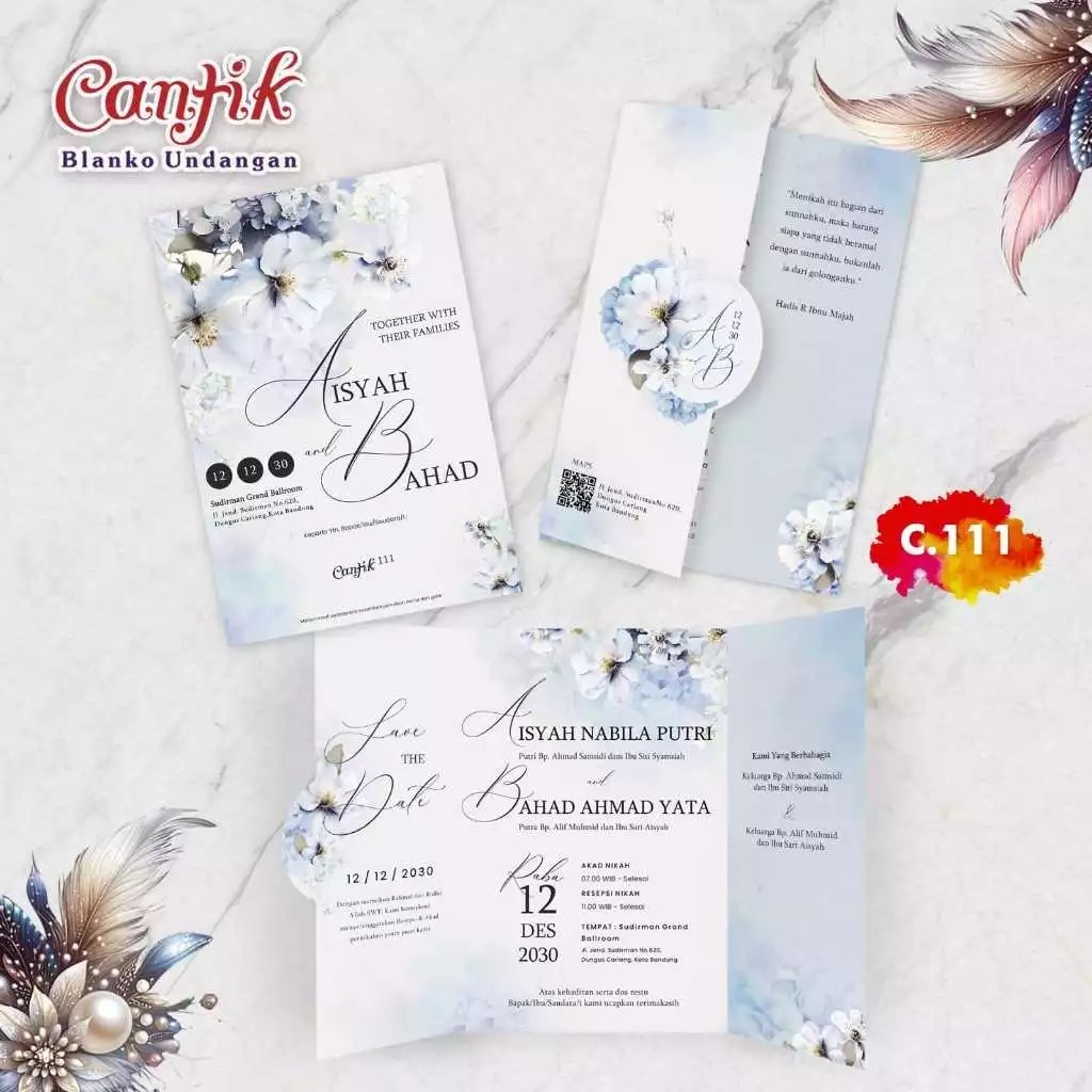BLANKO UNDANGAN CANTIK 111