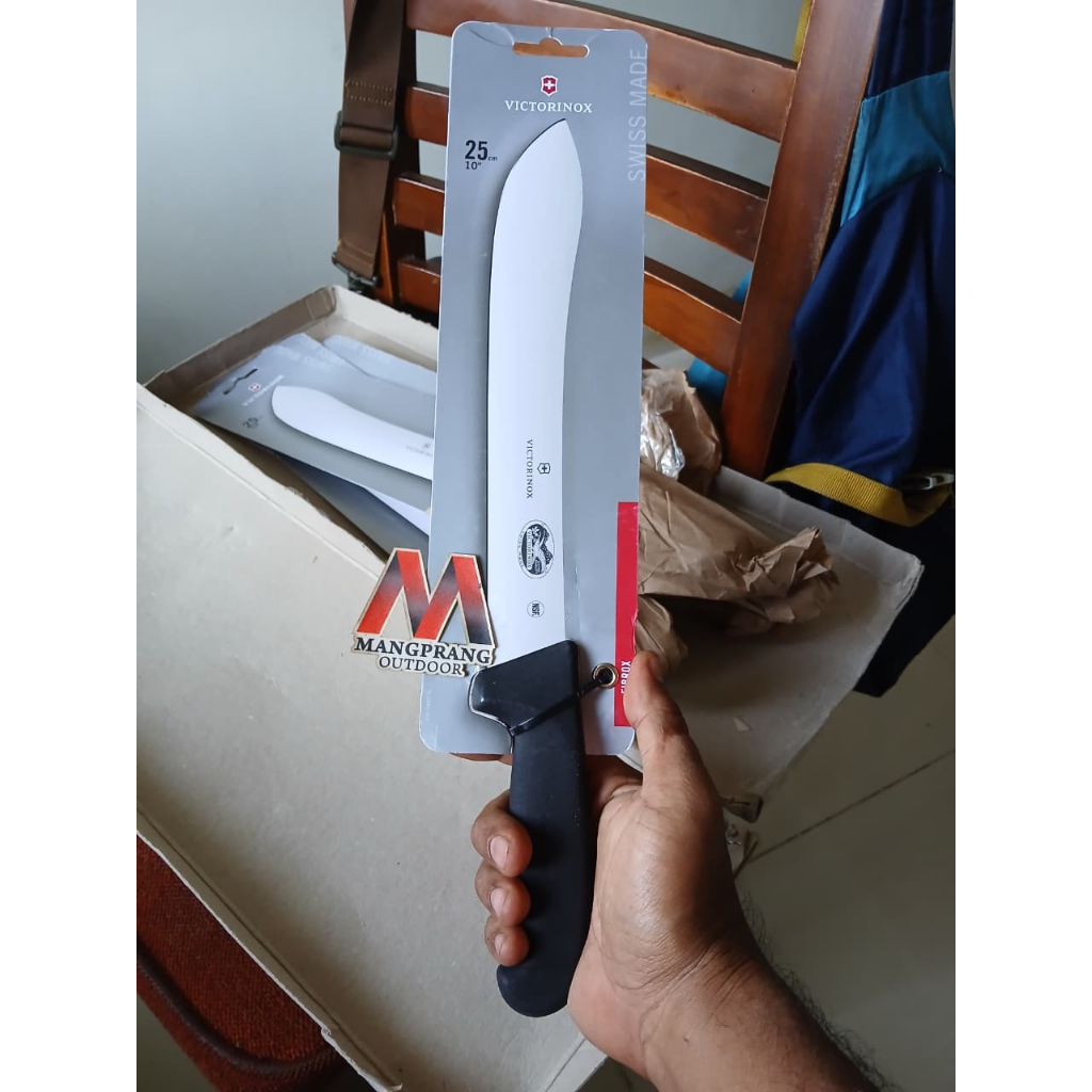 VICTORINOX Pisau Sembelih Bullnose Butcher Knife Fibrox Handle Original Swiss