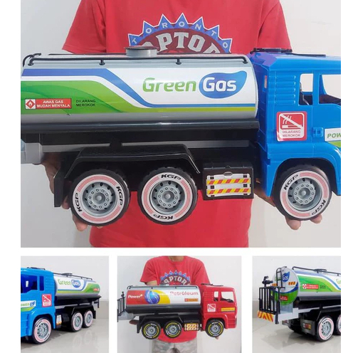 mainan mobil tangki minyak besar KGP8083 mainan mobil tangki jumbo mainan anak anak