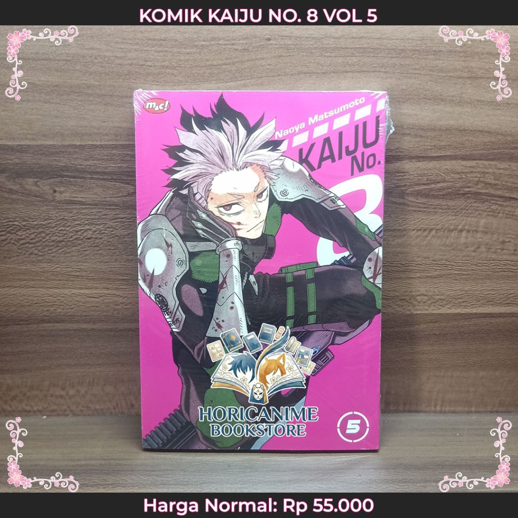Komik Kaiju No.8 Vol 5 Segel Original by Naoya Matsumoto