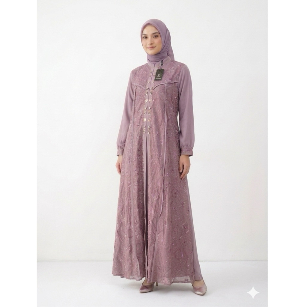 [NEW] SALLACO Taro Gamis Dress Premium Detail Mewah
