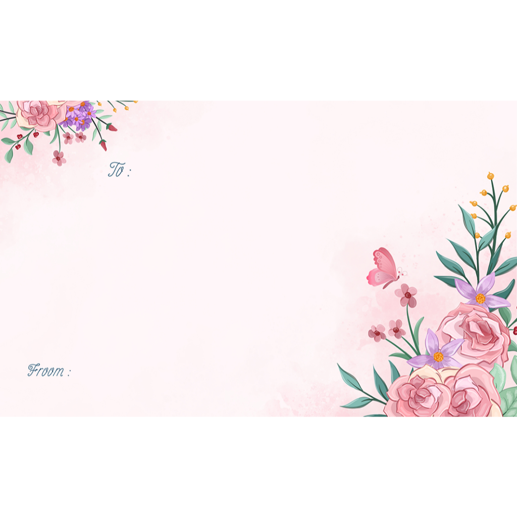 Cetak BLANK CARD KARTU UCAPAN GREETING CARD GIFT KARTU UCAPAN KOSONGAN Custom Murah