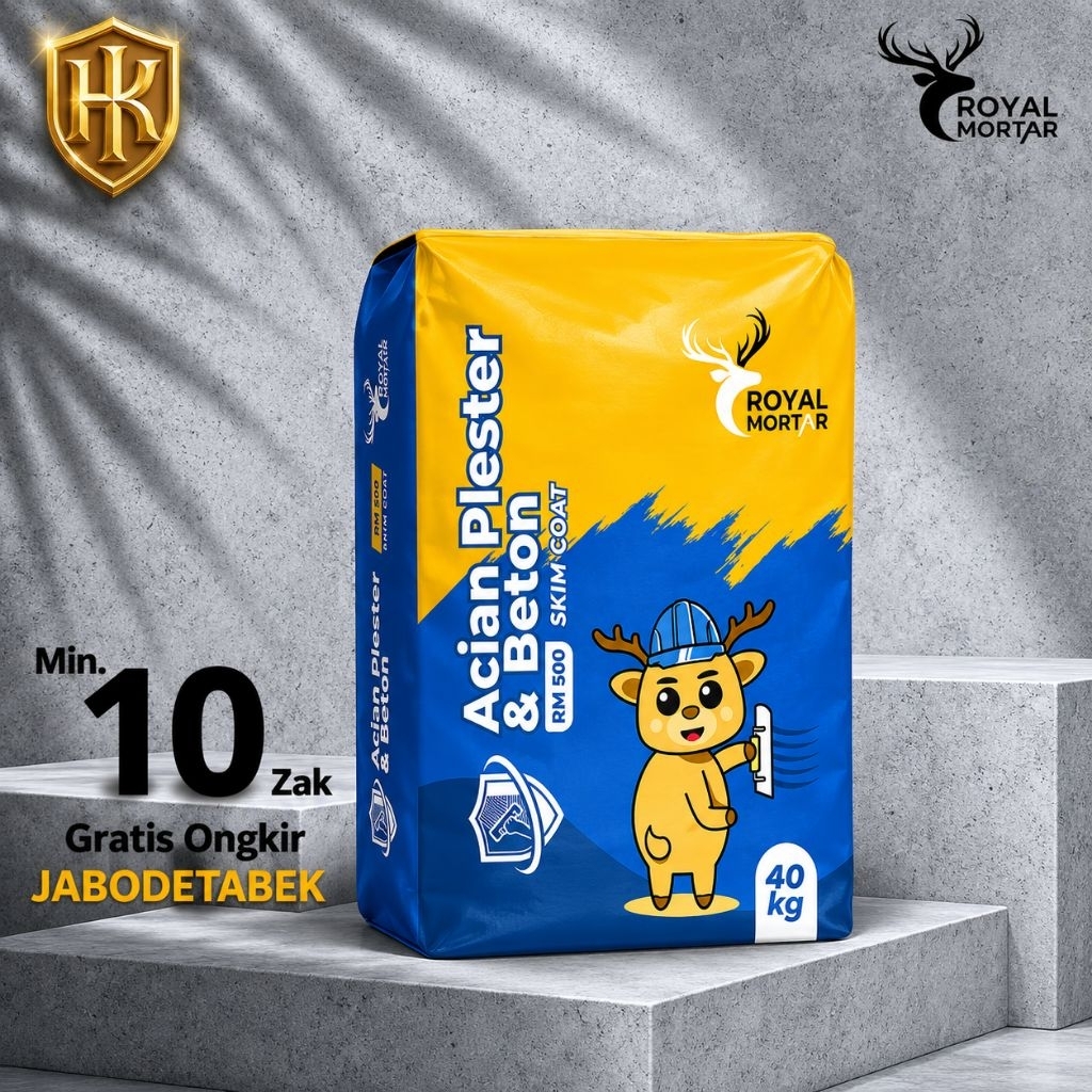 3. Acian Plester & Beton / Acian Abu | Royal Mortar | Semen Instan